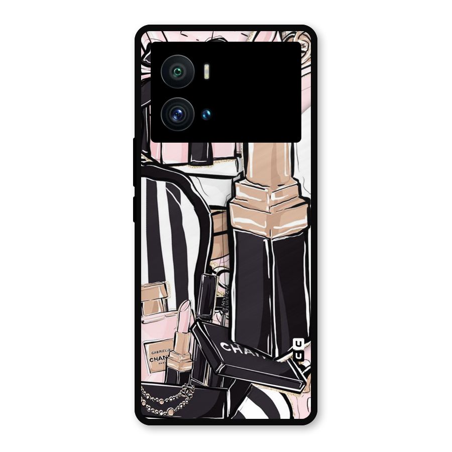 Class Girl Design Metal Back Case for iQOO 9 Pro