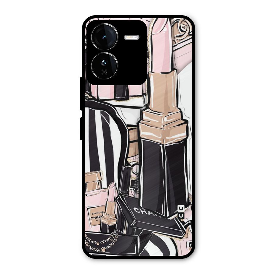 Class Girl Design Metal Back Case for iQOO Z9