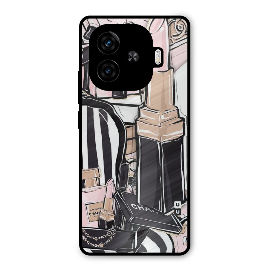 Class Girl Design Metal Back Case for iQOO Z9 Turbo