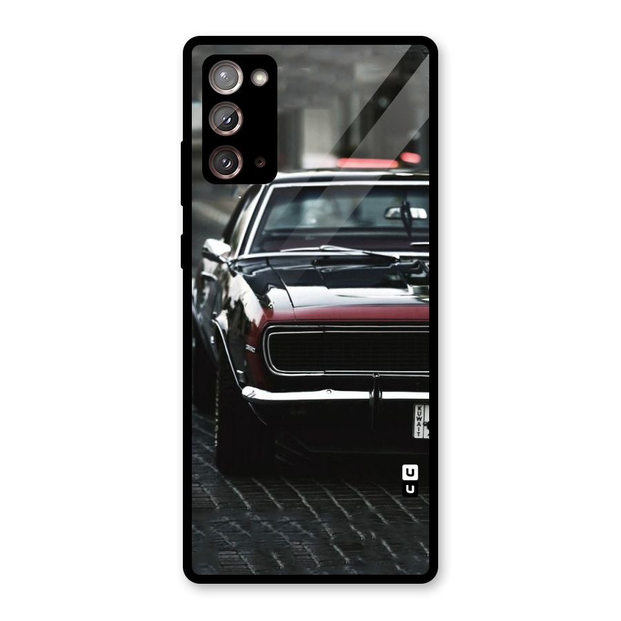 Class Vintage Car Glass Back Case for Galaxy Note 20