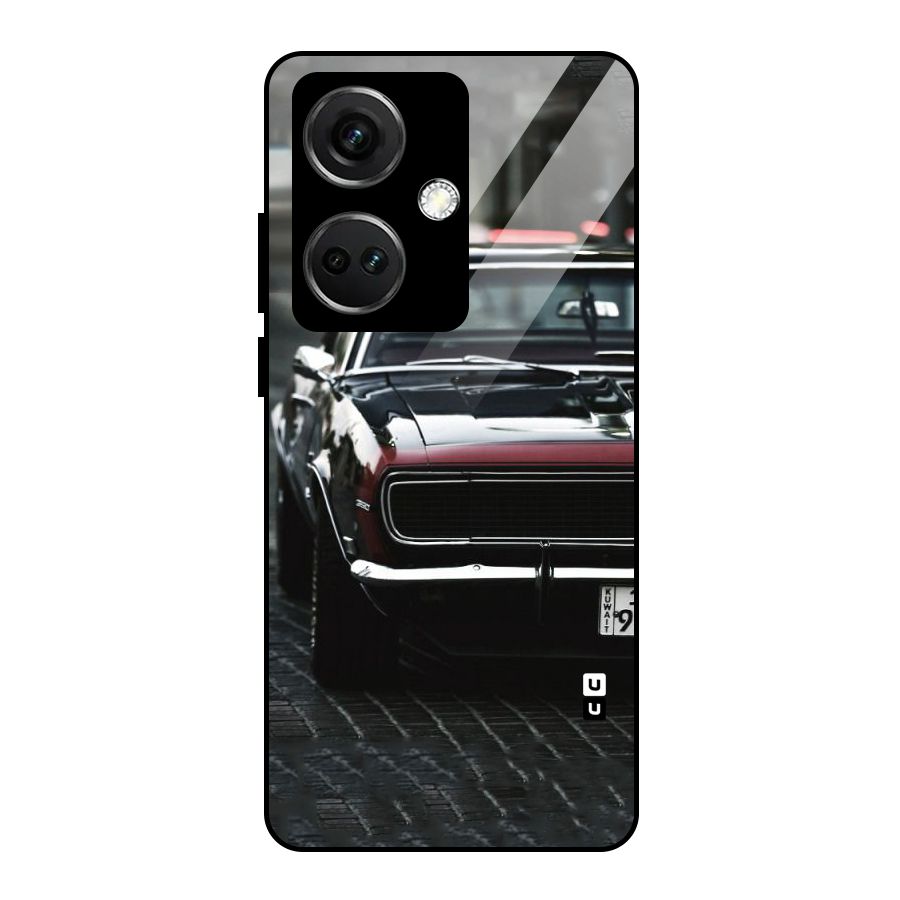 Class Vintage Car Glass Back Case for OnePlus Nord CE 3 5G