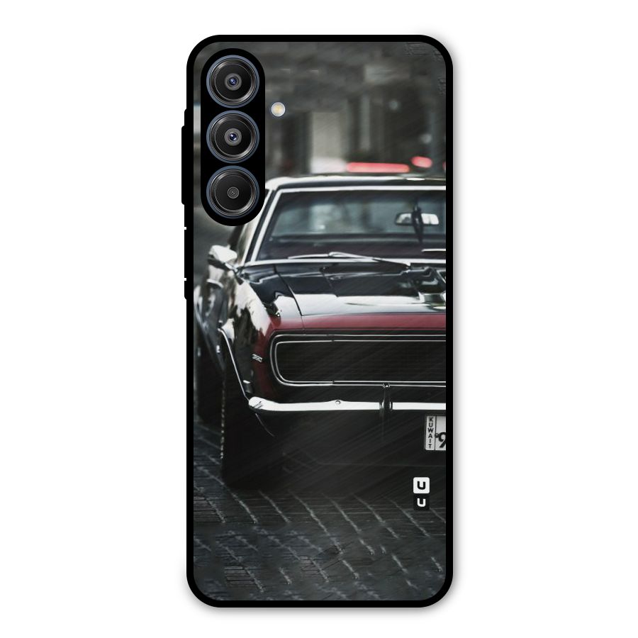 Class Vintage Car Metal Back Case for Galaxy A16 5G