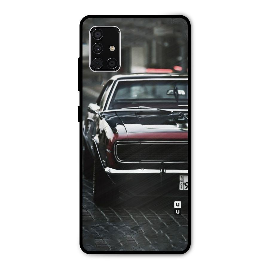 Class Vintage Car Metal Back Case for Galaxy A51