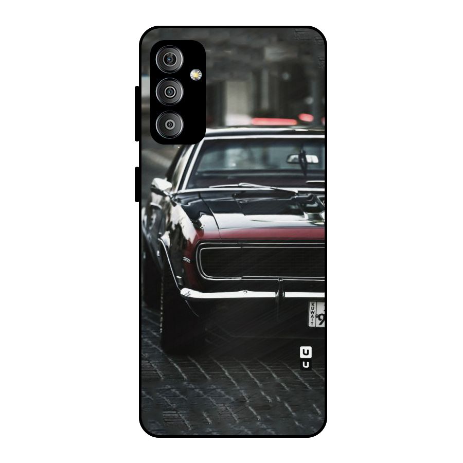 Class Vintage Car Metal Back Case for Galaxy F23