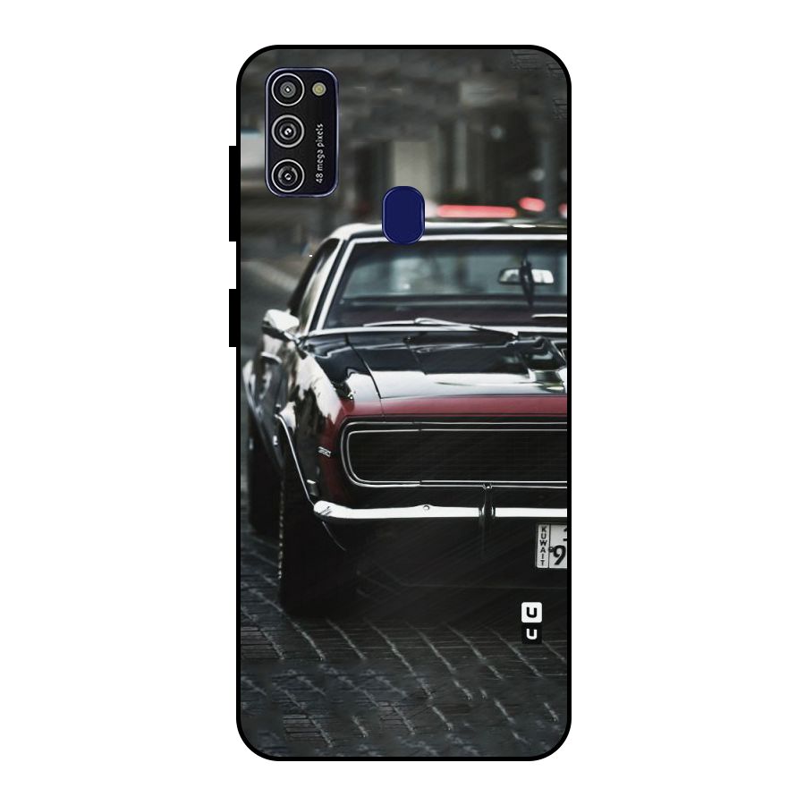 Class Vintage Car Metal Back Case for Galaxy M21