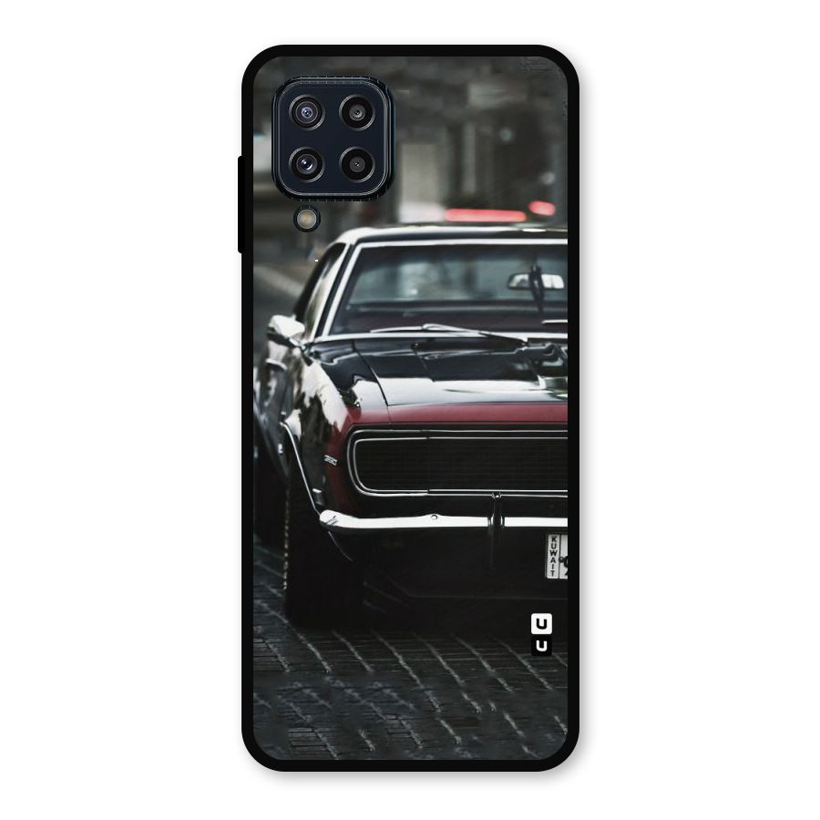 Class Vintage Car Metal Back Case for Galaxy M32