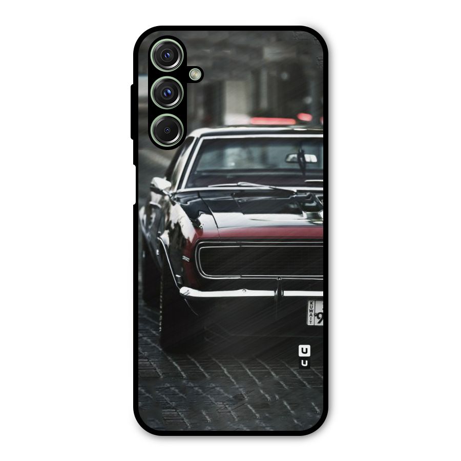 Class Vintage Car Metal Back Case for Galaxy M34