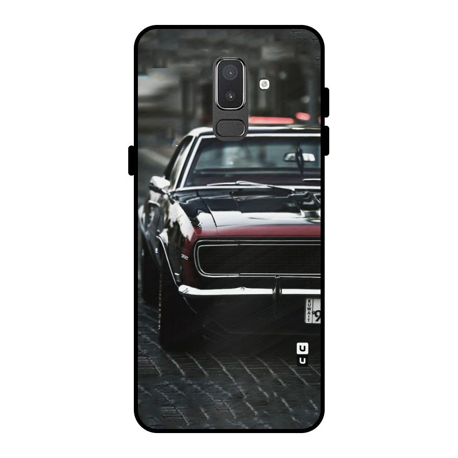 Class Vintage Car Metal Back Case for Galaxy On8 (2018)