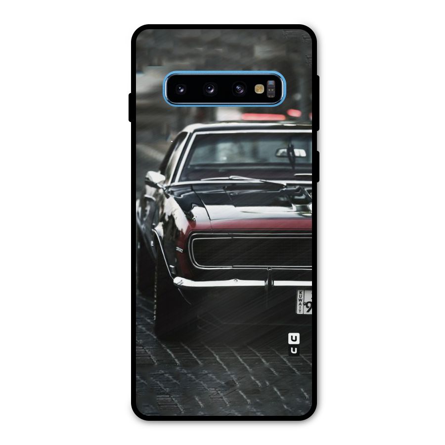 Class Vintage Car Metal Back Case for Galaxy S10