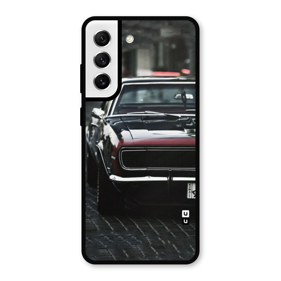 Class Vintage Car Metal Back Case for Galaxy S21 FE 5G