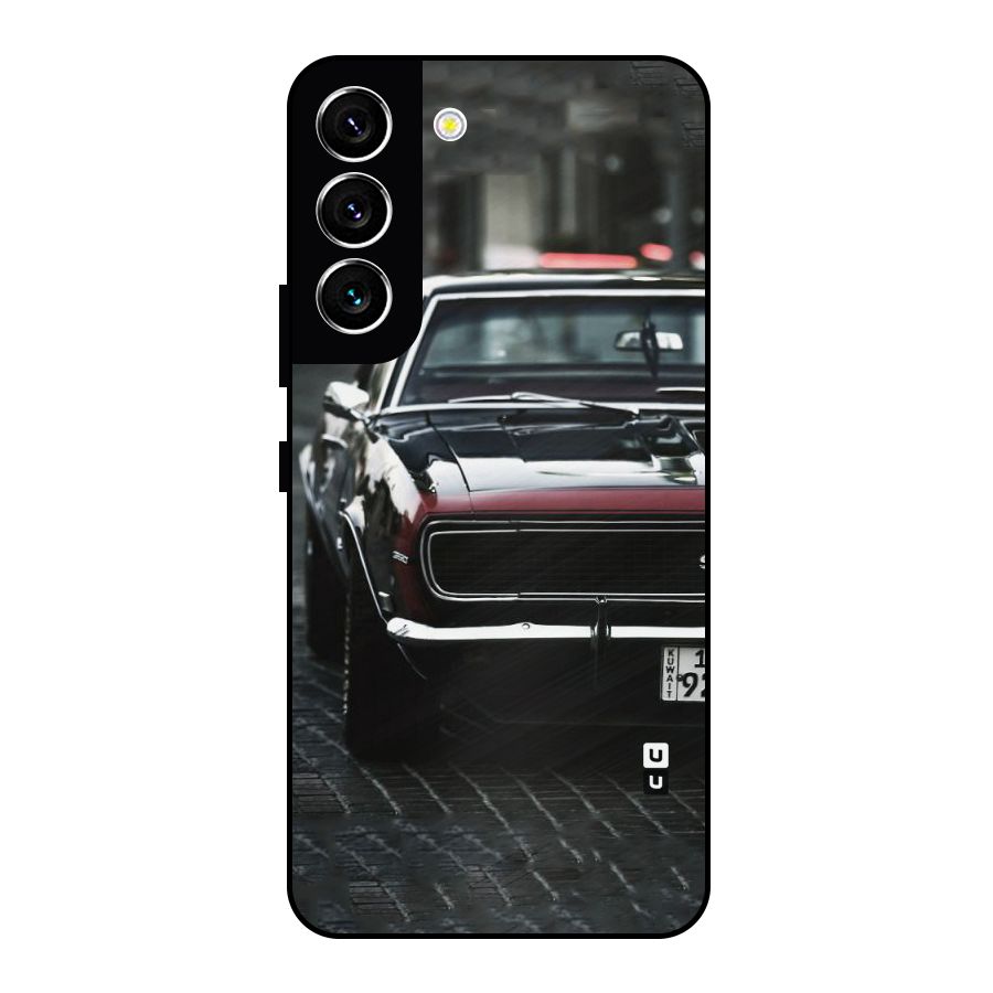 Class Vintage Car Metal Back Case for Galaxy S22 5G