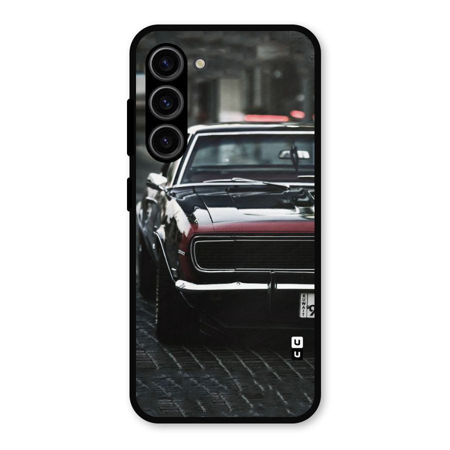 Class Vintage Car Metal Back Case for Galaxy S23