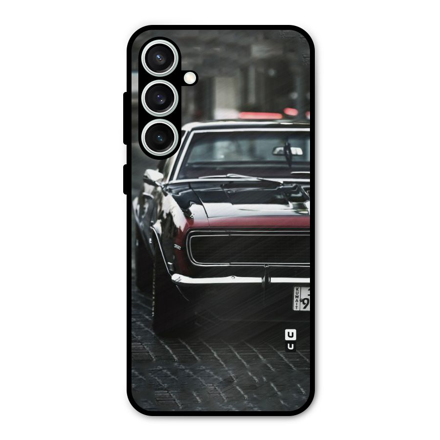 Class Vintage Car Metal Back Case for Galaxy S23 FE