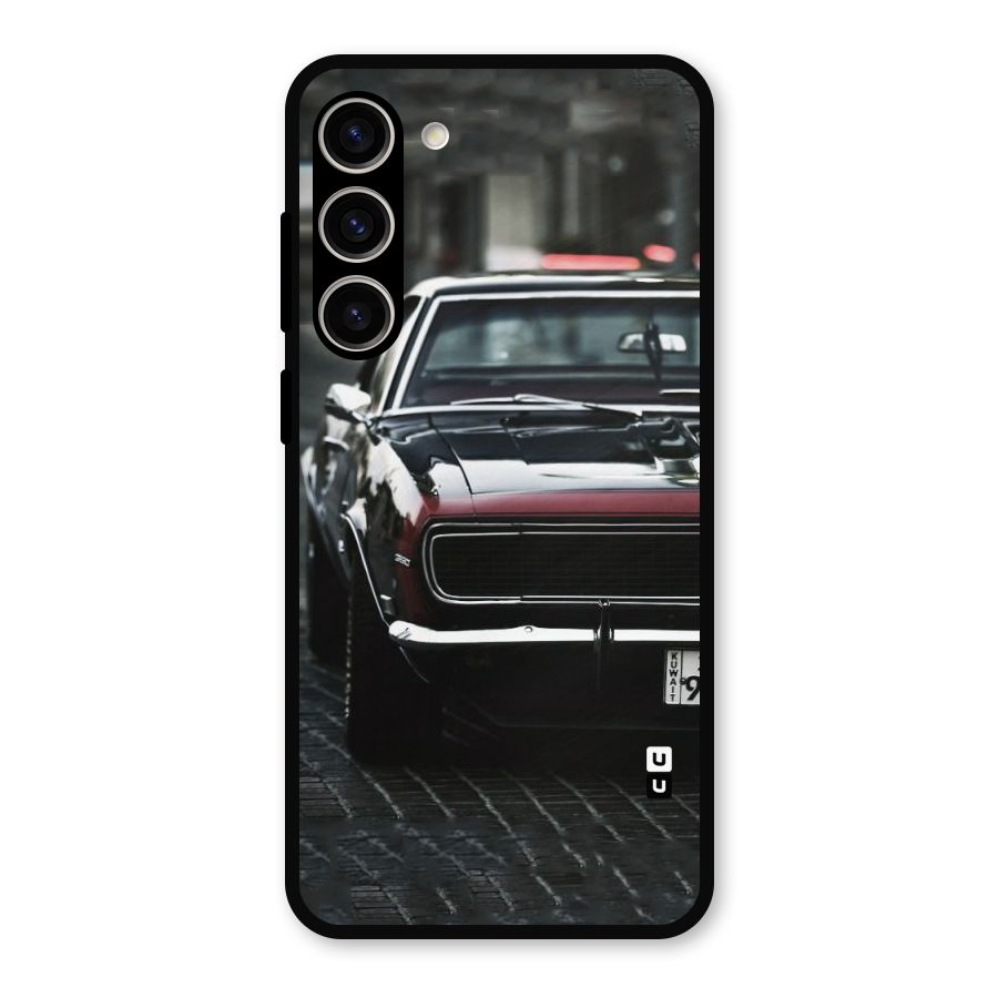 Class Vintage Car Metal Back Case for Galaxy S23 Plus