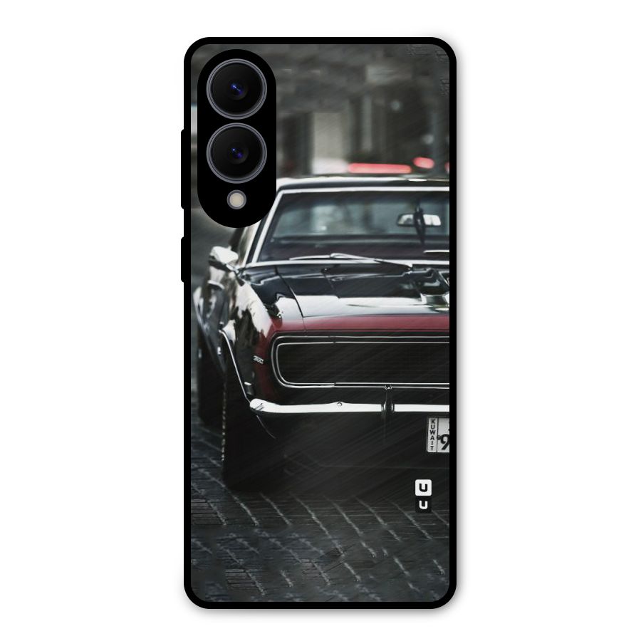 Class Vintage Car Metal Back Case for Galaxy S25 Edge