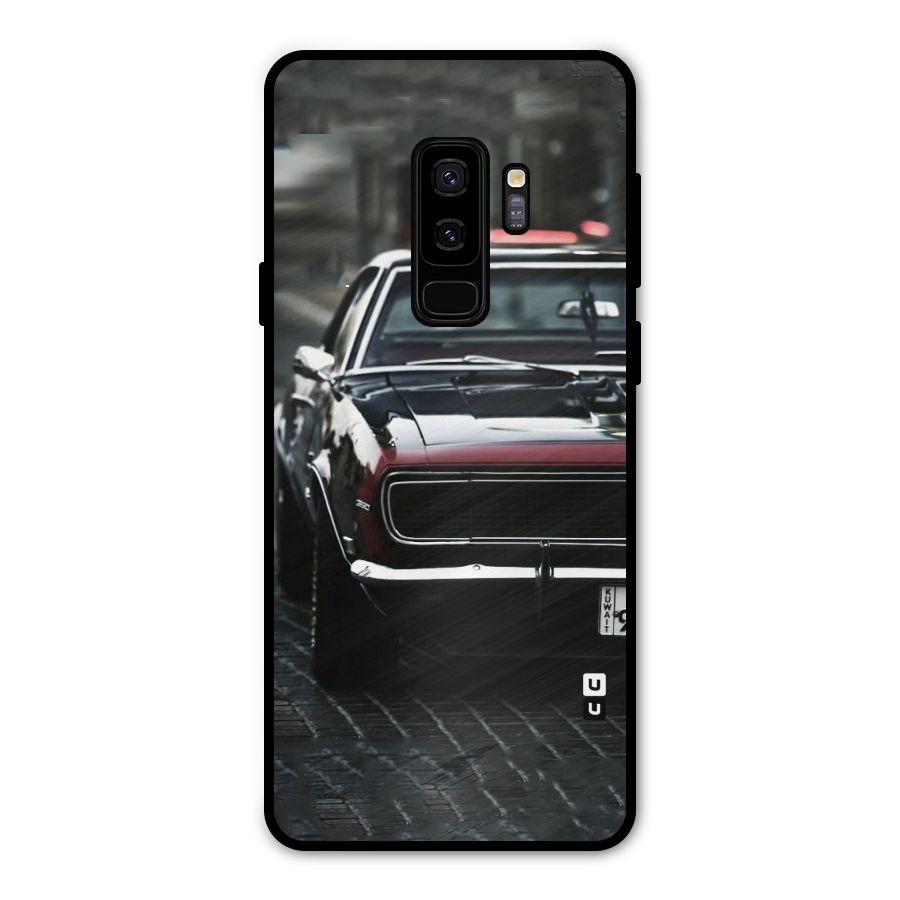 Class Vintage Car Metal Back Case for Galaxy S9 Plus