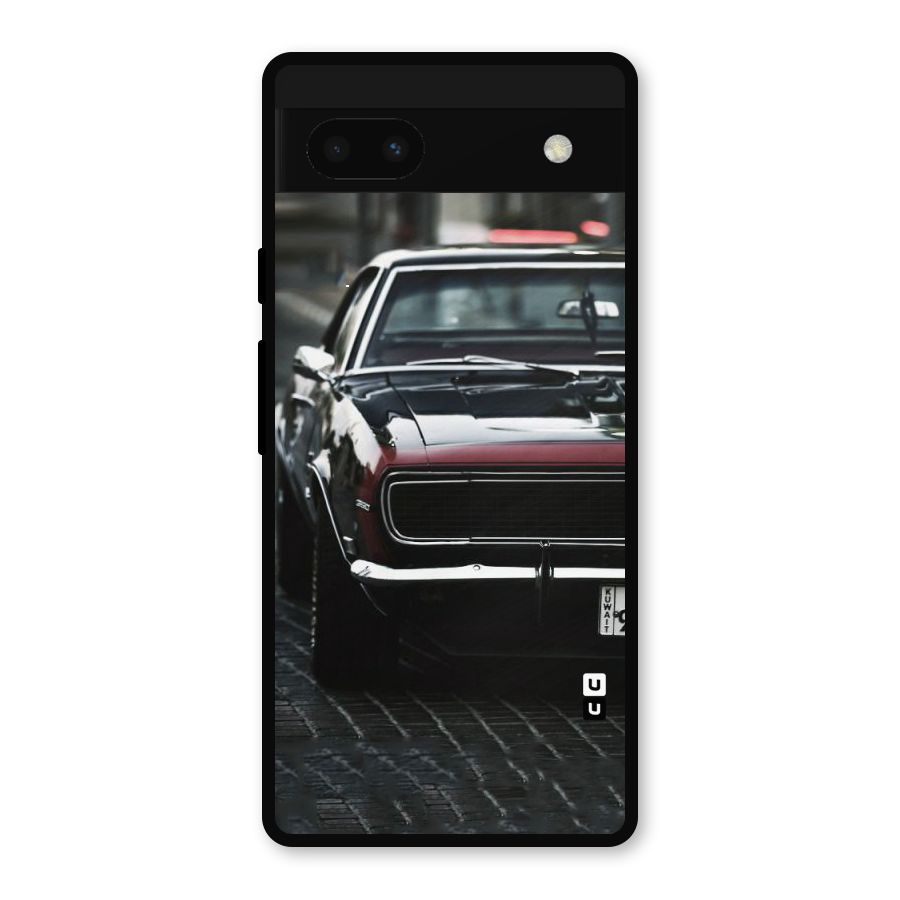 Class Vintage Car Metal Back Case for Google Pixel 6a