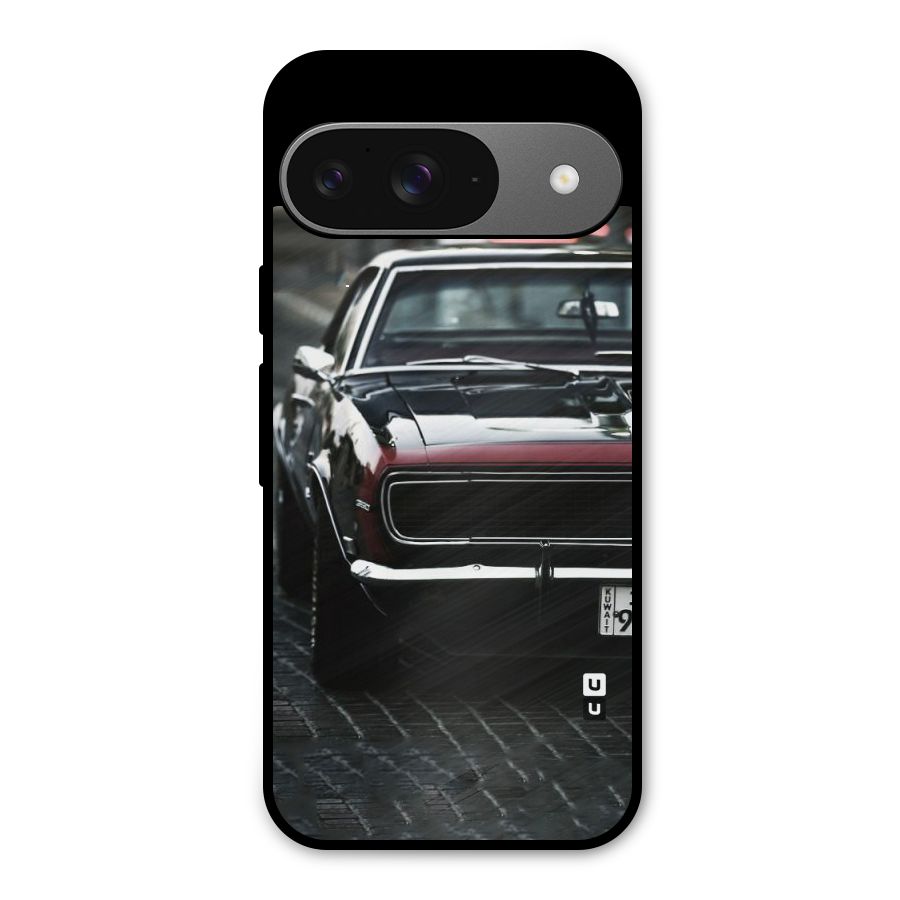 Class Vintage Car Metal Back Case for Google Pixel 9