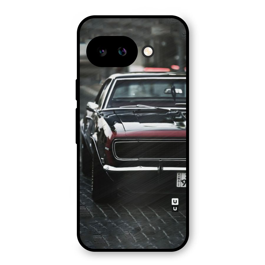 Class Vintage Car Metal Back Case for Google Pixel 9a