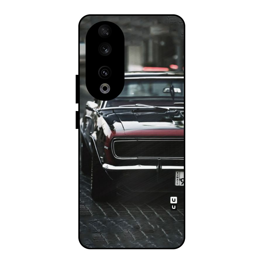 Class Vintage Car Metal Back Case for Honor 90
