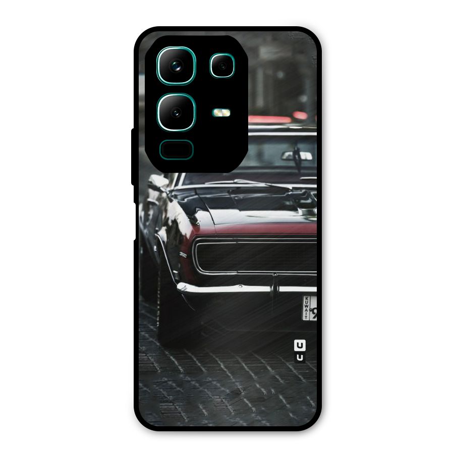 Class Vintage Car Metal Back Case for Infinix Note 50x