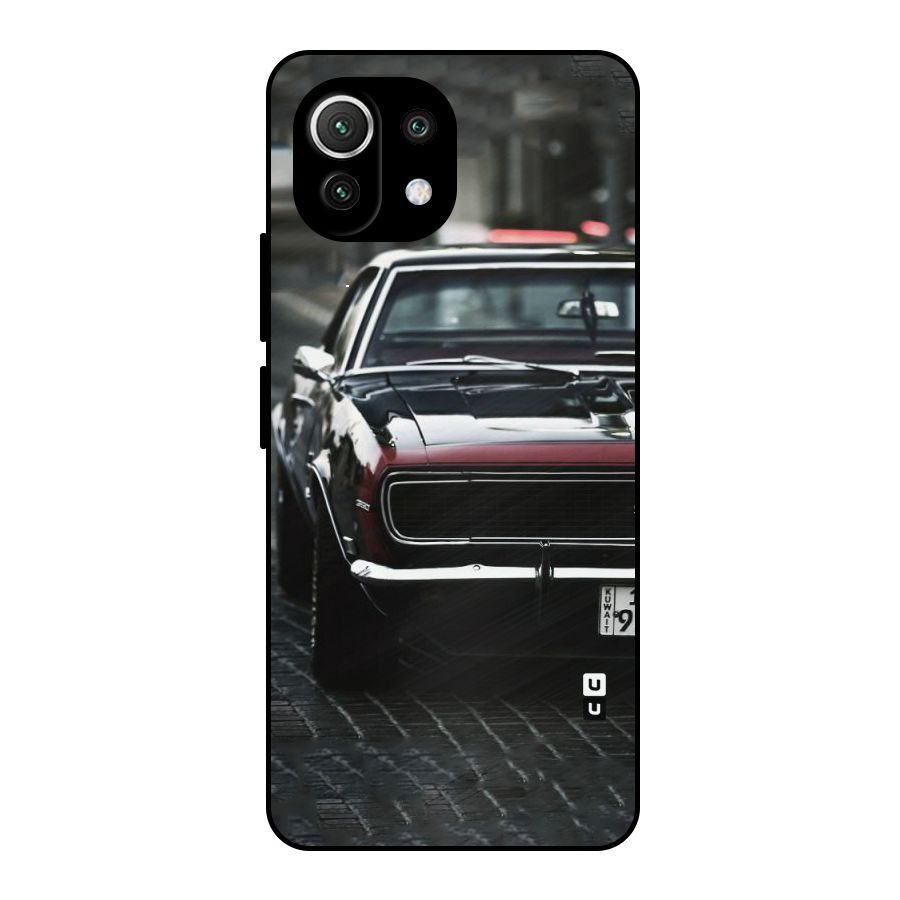 Class Vintage Car Metal Back Case for Mi 11 Lite NE 5G