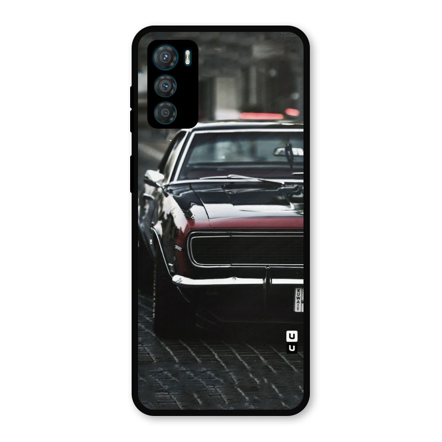 Class Vintage Car Metal Back Case for Moto G42