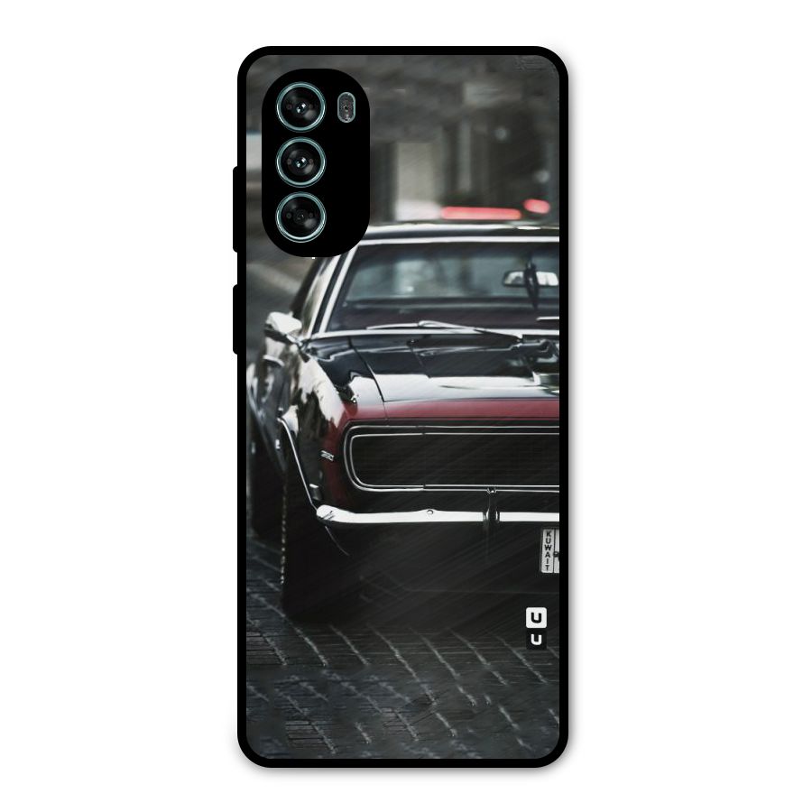 Class Vintage Car Metal Back Case for Moto G62