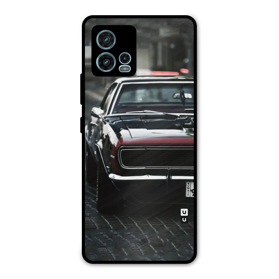 Class Vintage Car Metal Back Case for Moto G72