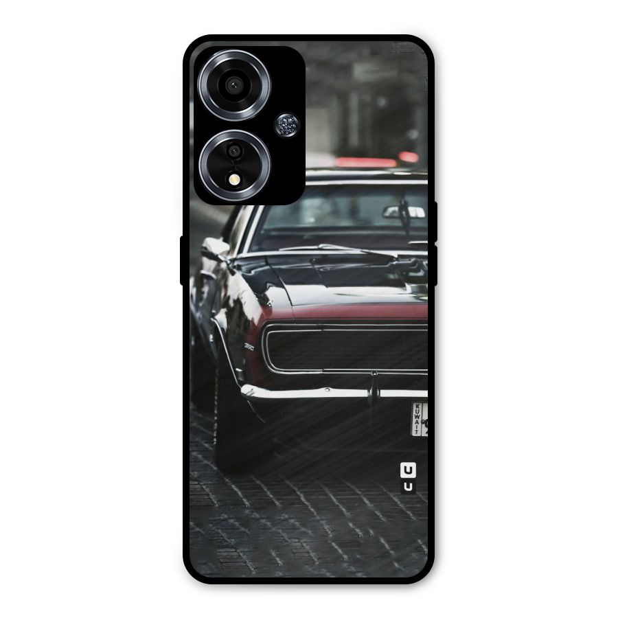 Class Vintage Car Metal Back Case for Oppo A59