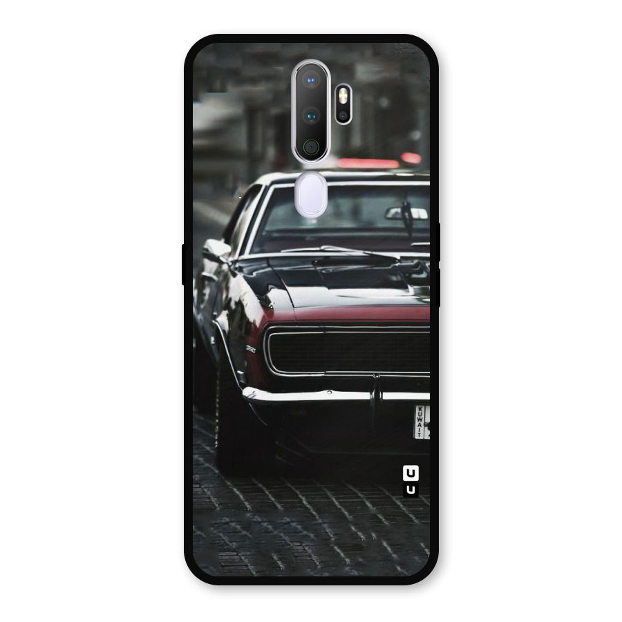 Class Vintage Car Metal Back Case for Oppo A9 (2020)