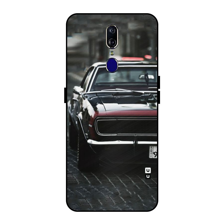 Class Vintage Car Metal Back Case for Oppo F11