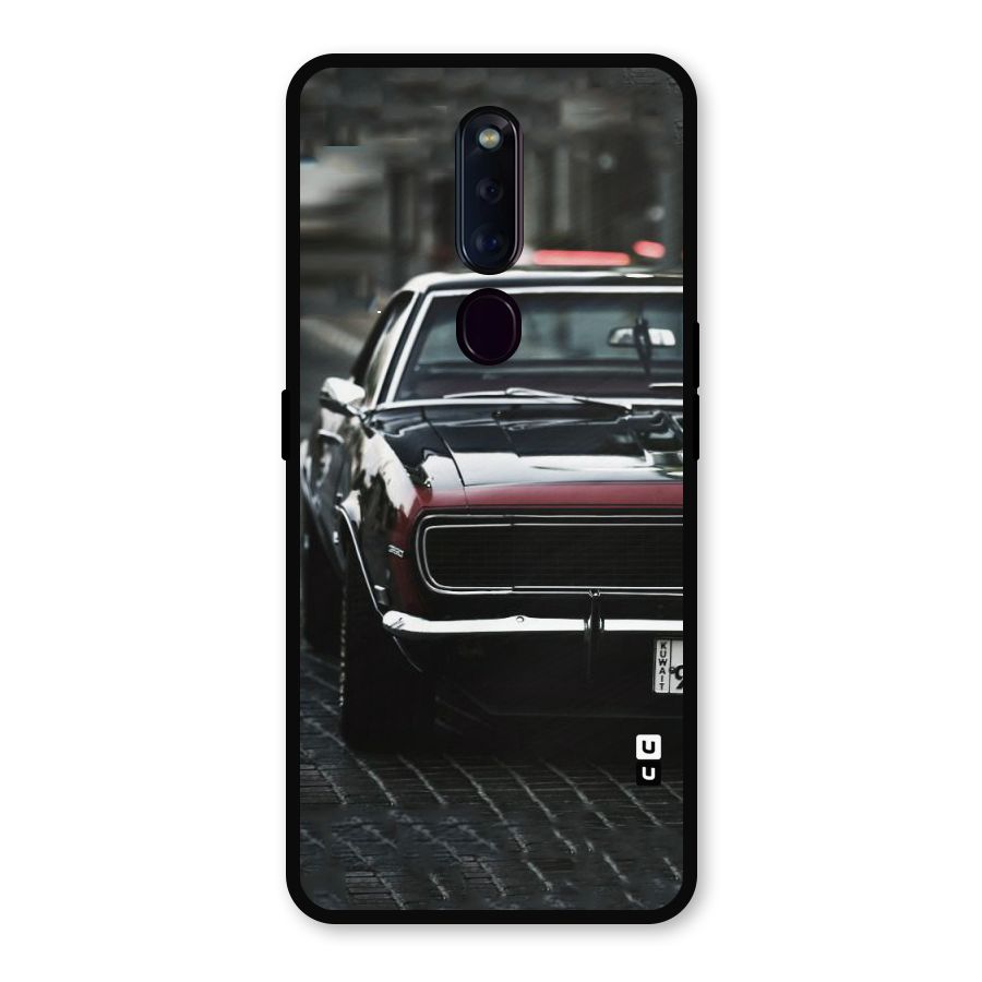 Class Vintage Car Metal Back Case for Oppo F11 Pro