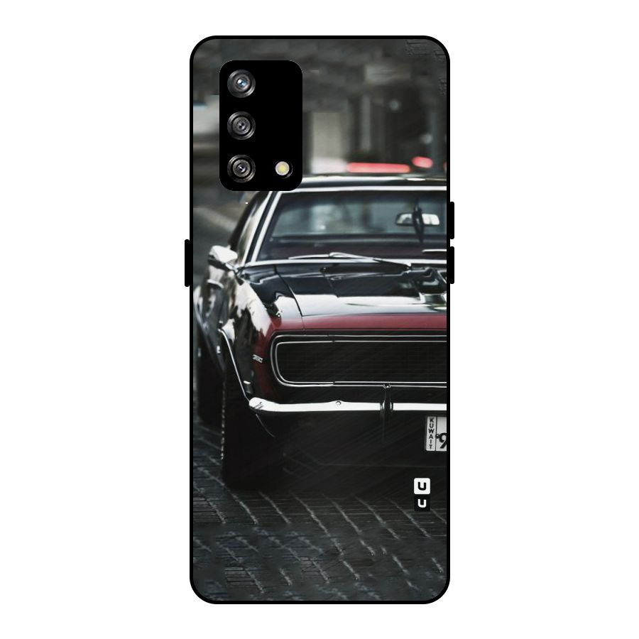 Class Vintage Car Metal Back Case for Oppo F19