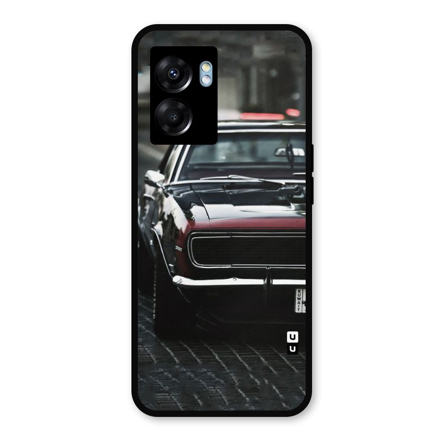 Class Vintage Car Metal Back Case for Oppo K10 (5G)