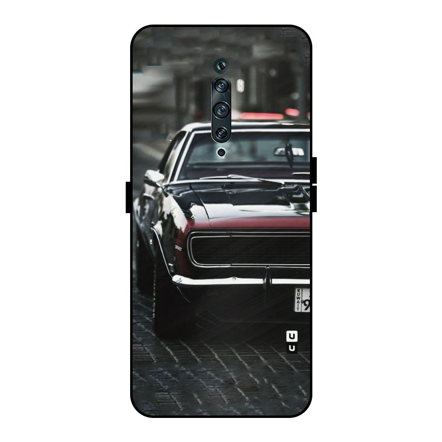 Class Vintage Car Metal Back Case for Oppo Reno2 F