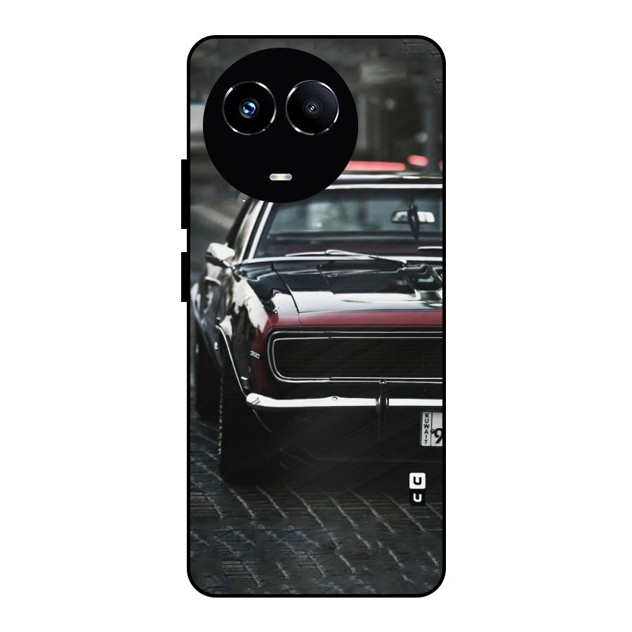 Class Vintage Car Metal Back Case for Realme 11 5G