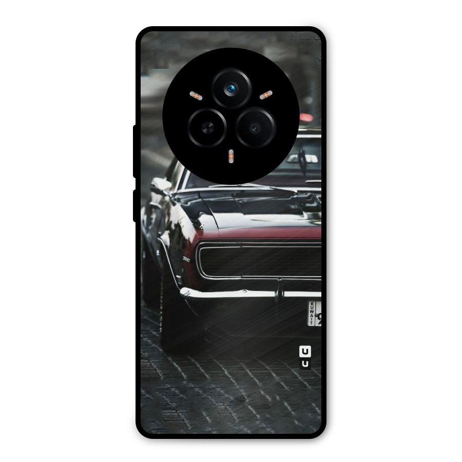Class Vintage Car Metal Back Case for Realme 14 Pro