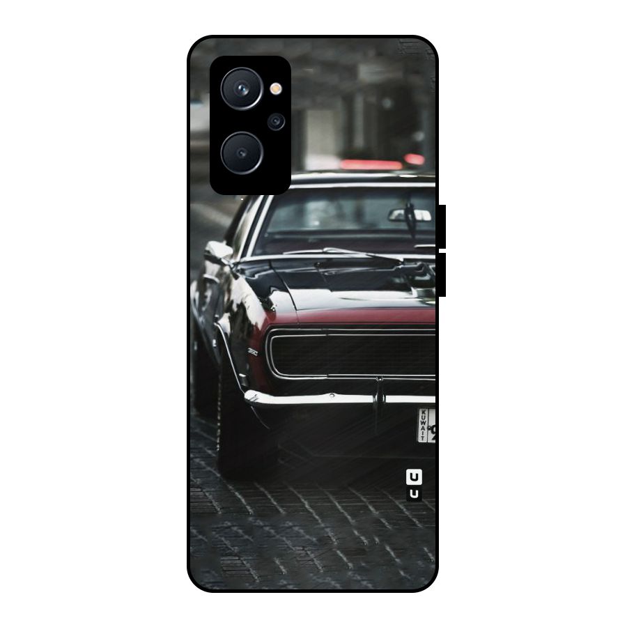 Class Vintage Car Metal Back Case for Realme 9i 5G