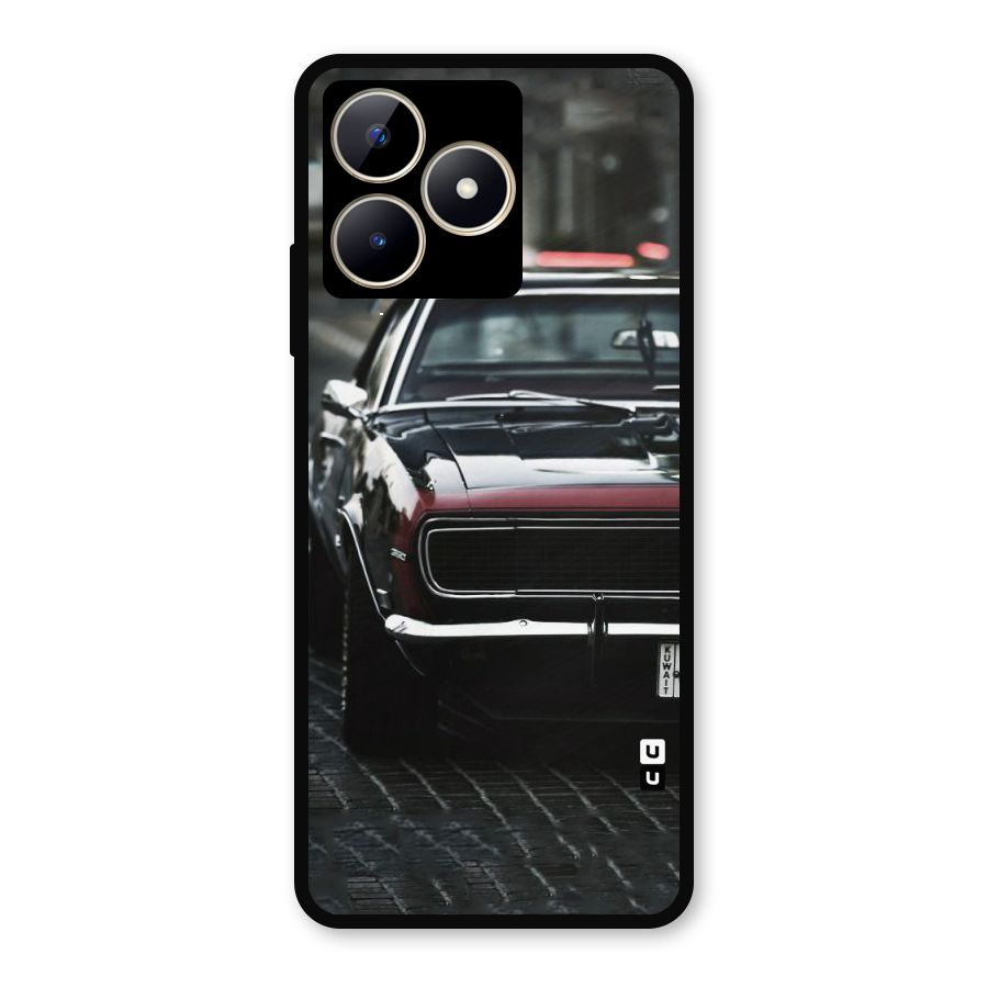 Class Vintage Car Metal Back Case for Realme C53