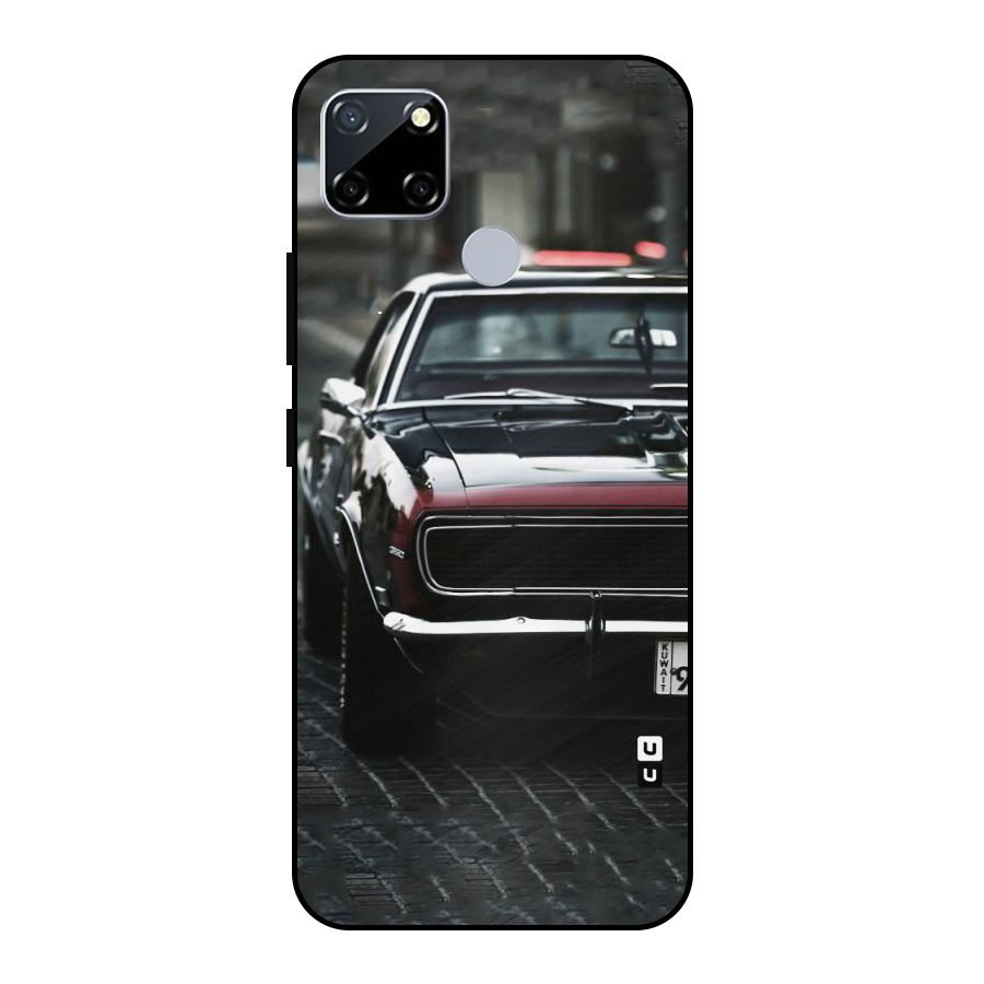 Class Vintage Car Metal Back Case for Realme Narzo 30A