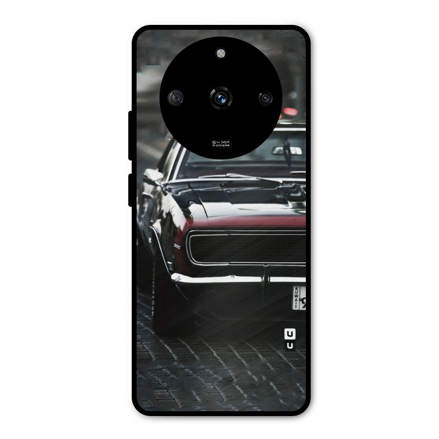 Class Vintage Car Metal Back Case for Realme Narzo 60 5G