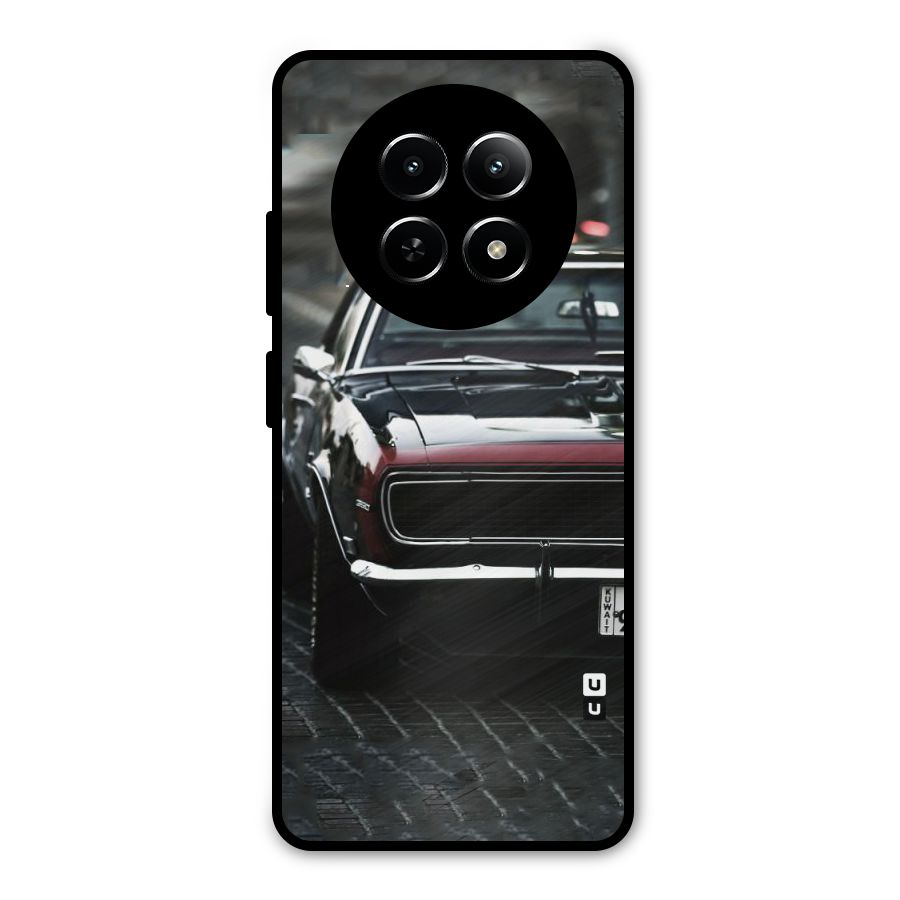 Class Vintage Car Metal Back Case for Realme Narzo N65