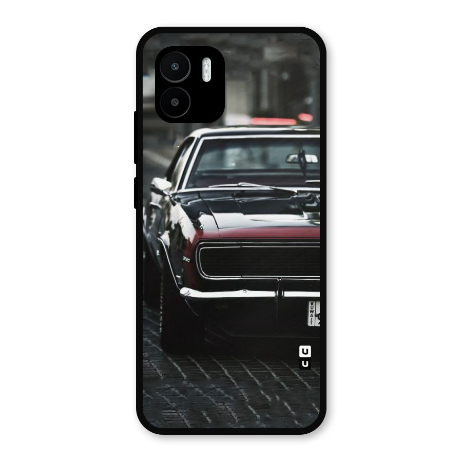 Class Vintage Car Metal Back Case for Redmi A2