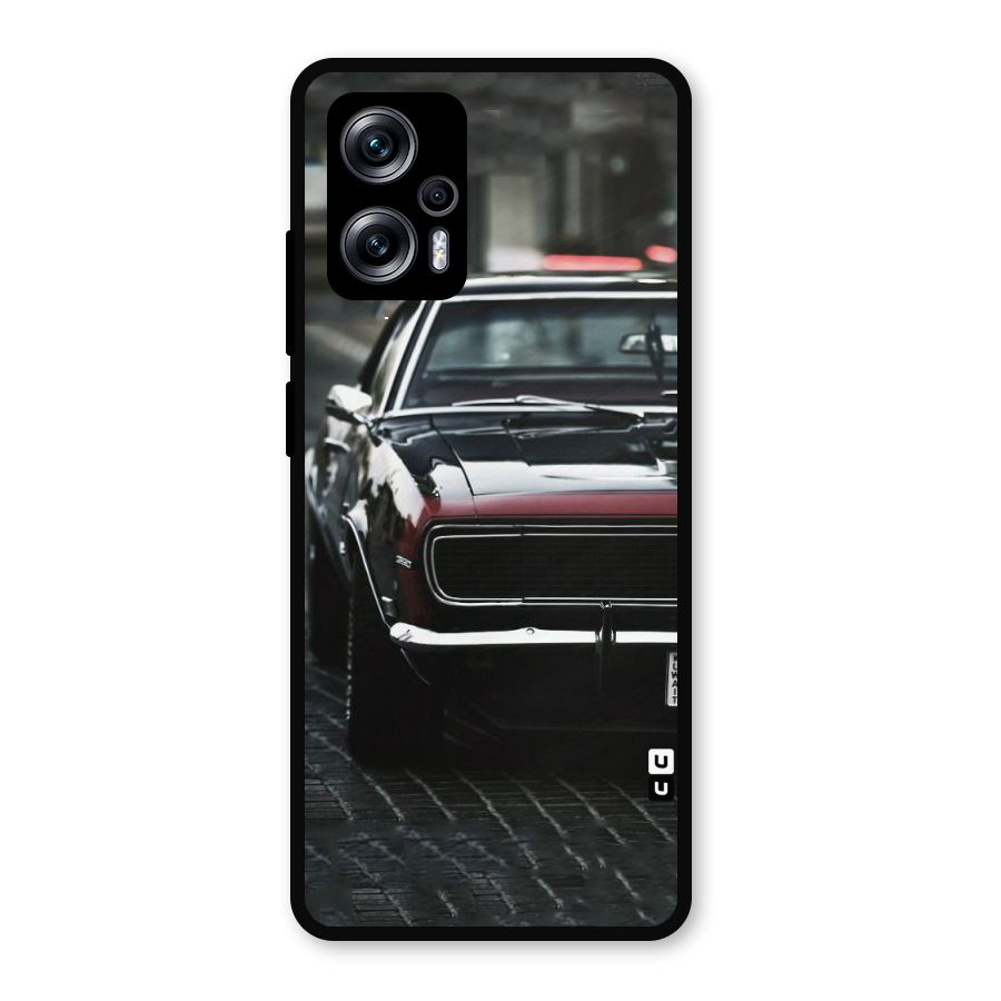 Class Vintage Car Metal Back Case for Redmi K50i