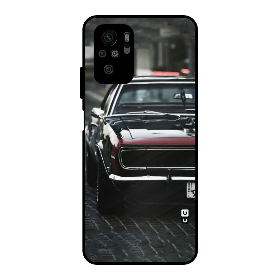Class Vintage Car Metal Back Case for Redmi Note 10S
