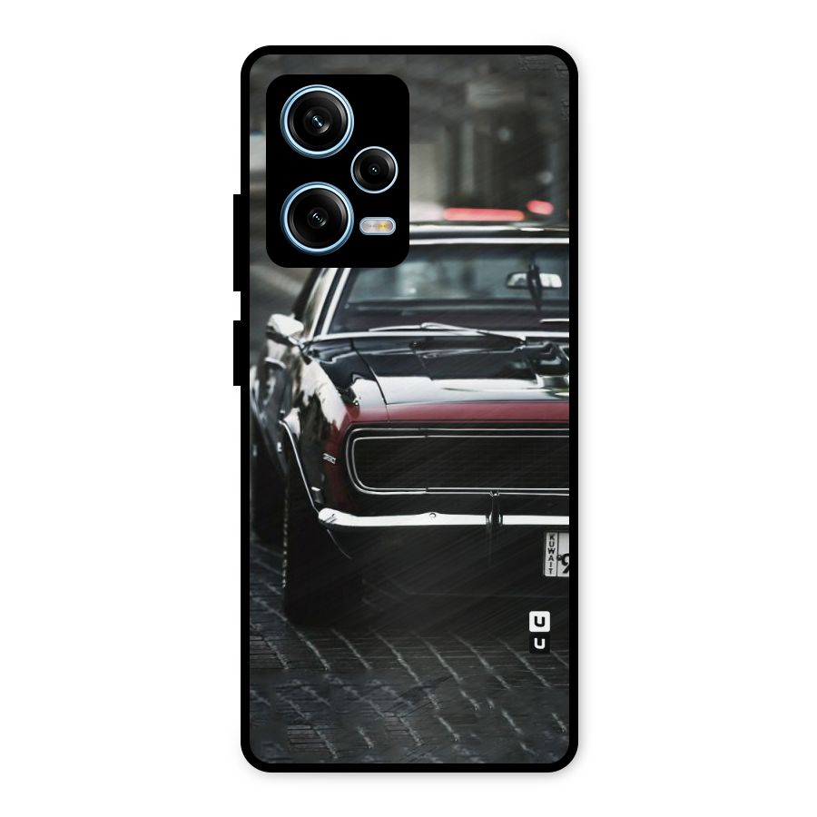 Class Vintage Car Metal Back Case for Redmi Note 12 Pro