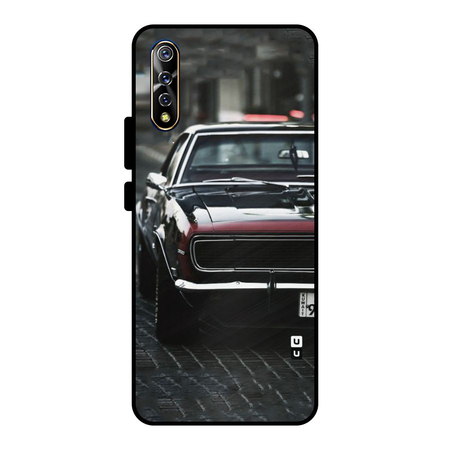 Class Vintage Car Metal Back Case for Vivo S1