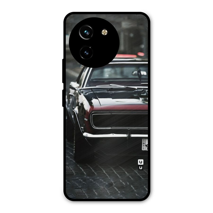 Class Vintage Car Metal Back Case for Vivo T3x