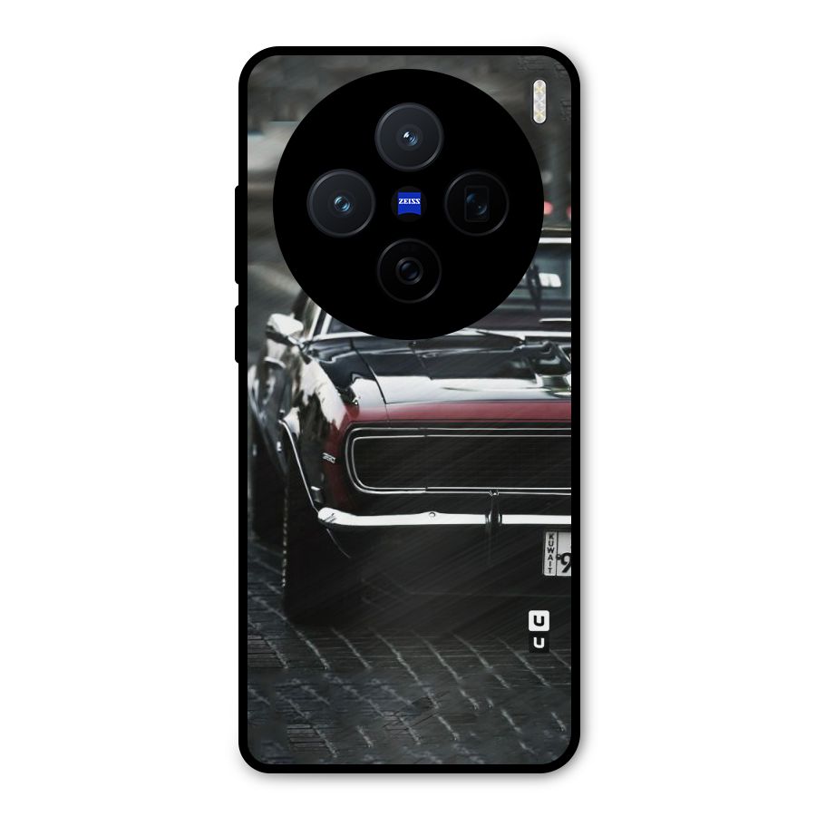 Class Vintage Car Metal Back Case for Vivo X200